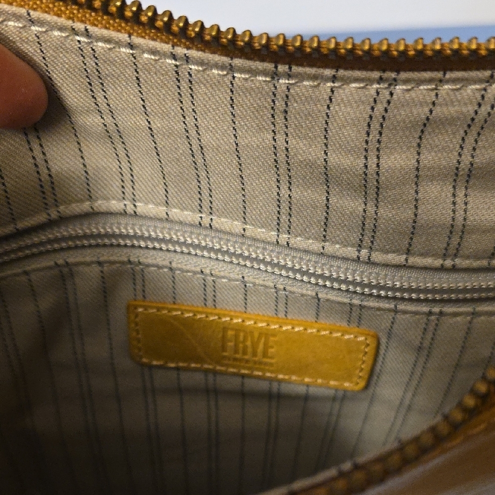 FRYE AND CO. Mustard Leather Crossbody Bag - Picture 4 of 4